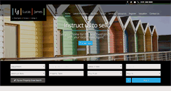 Desktop Screenshot of lucasjamesestateagents.co.uk