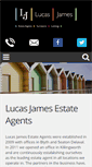 Mobile Screenshot of lucasjamesestateagents.co.uk